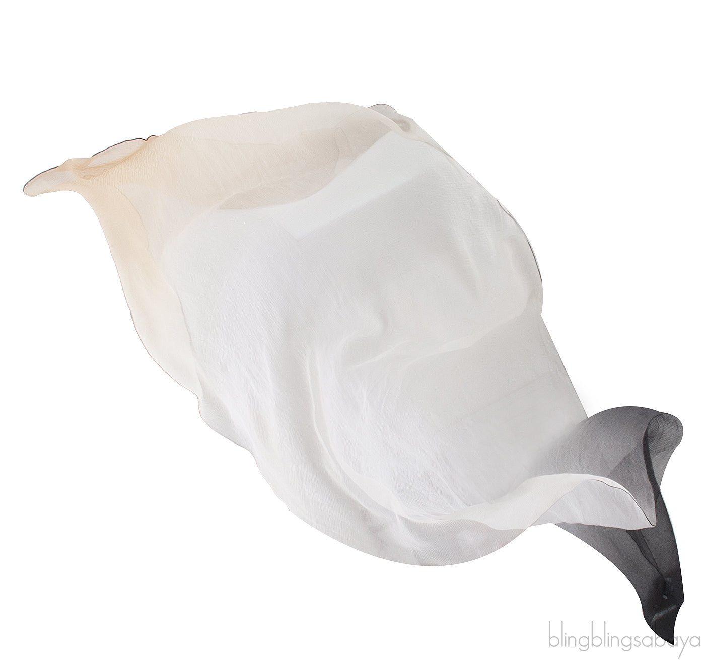 Gradient Silk Long Scarf