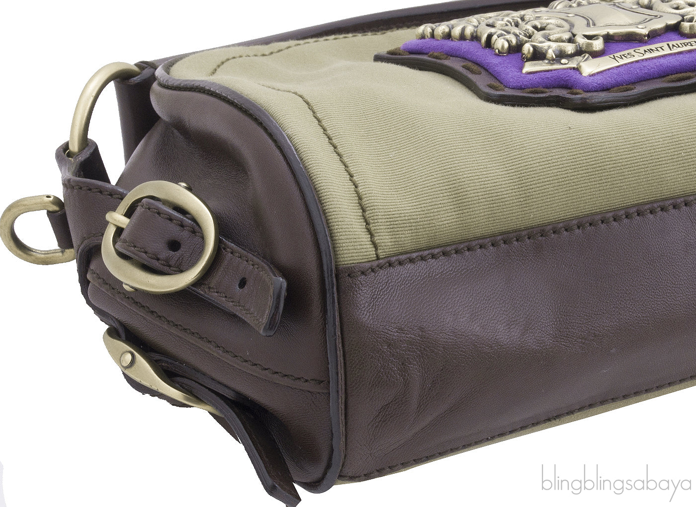 Textile Laiton Clutch*