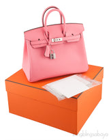 Birkin 25 Swift Rose Ete PHW