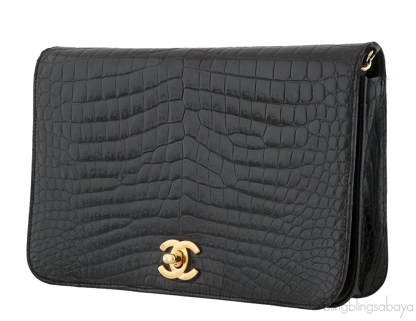 Vintage Crocodile WOC Clutch