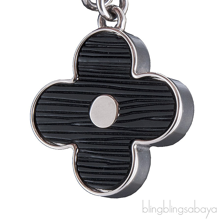 Black Fleur D\'Epi Bag Charm