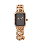Chanel Premiere Yellow Gold 18k & Black Diamonds Watch