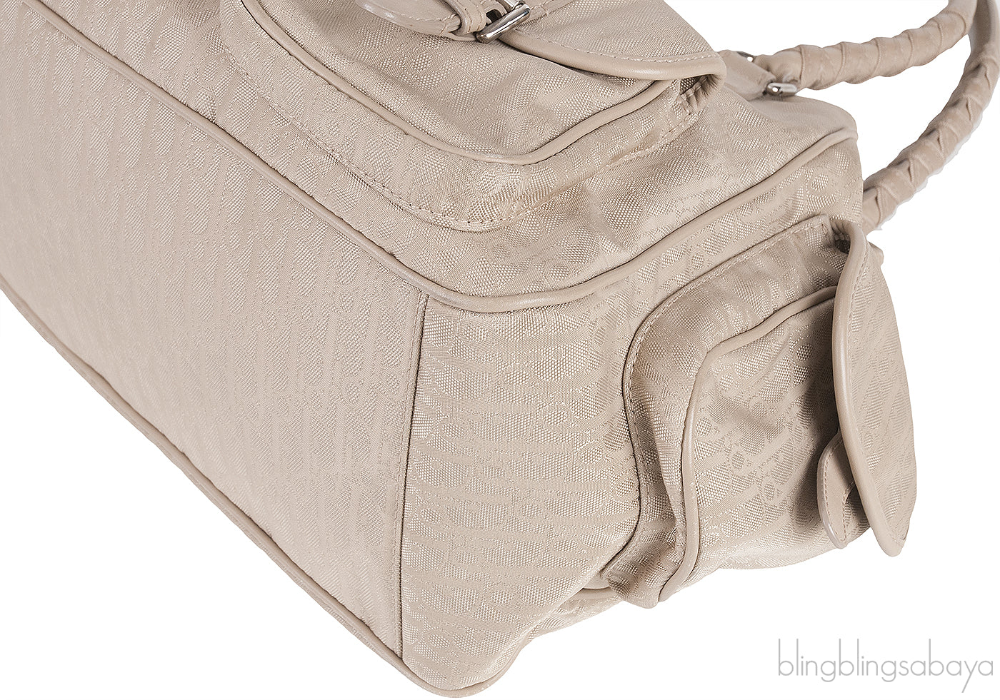 Christian Dior Oblique Canvas & Leather Multi-Pocket Bag
