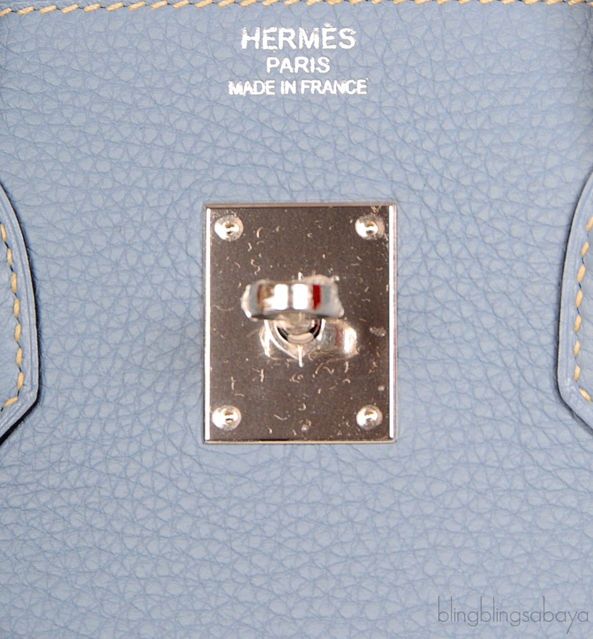 Birkin 35 Blue Lin Togo