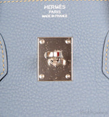 Birkin 35 Blue Lin Togo