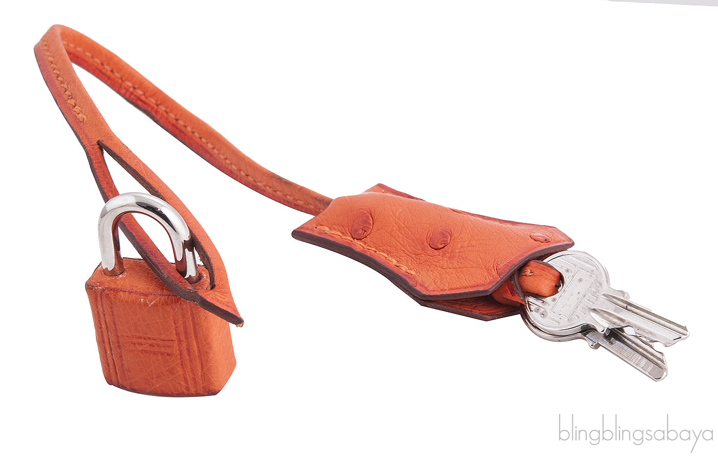 Birkin 30 Orange Ostrich PHW
