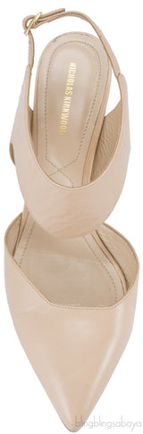 Nude Leda Leather Pump