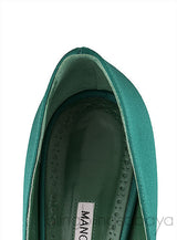 Tartonacri Emerald Satin Heels