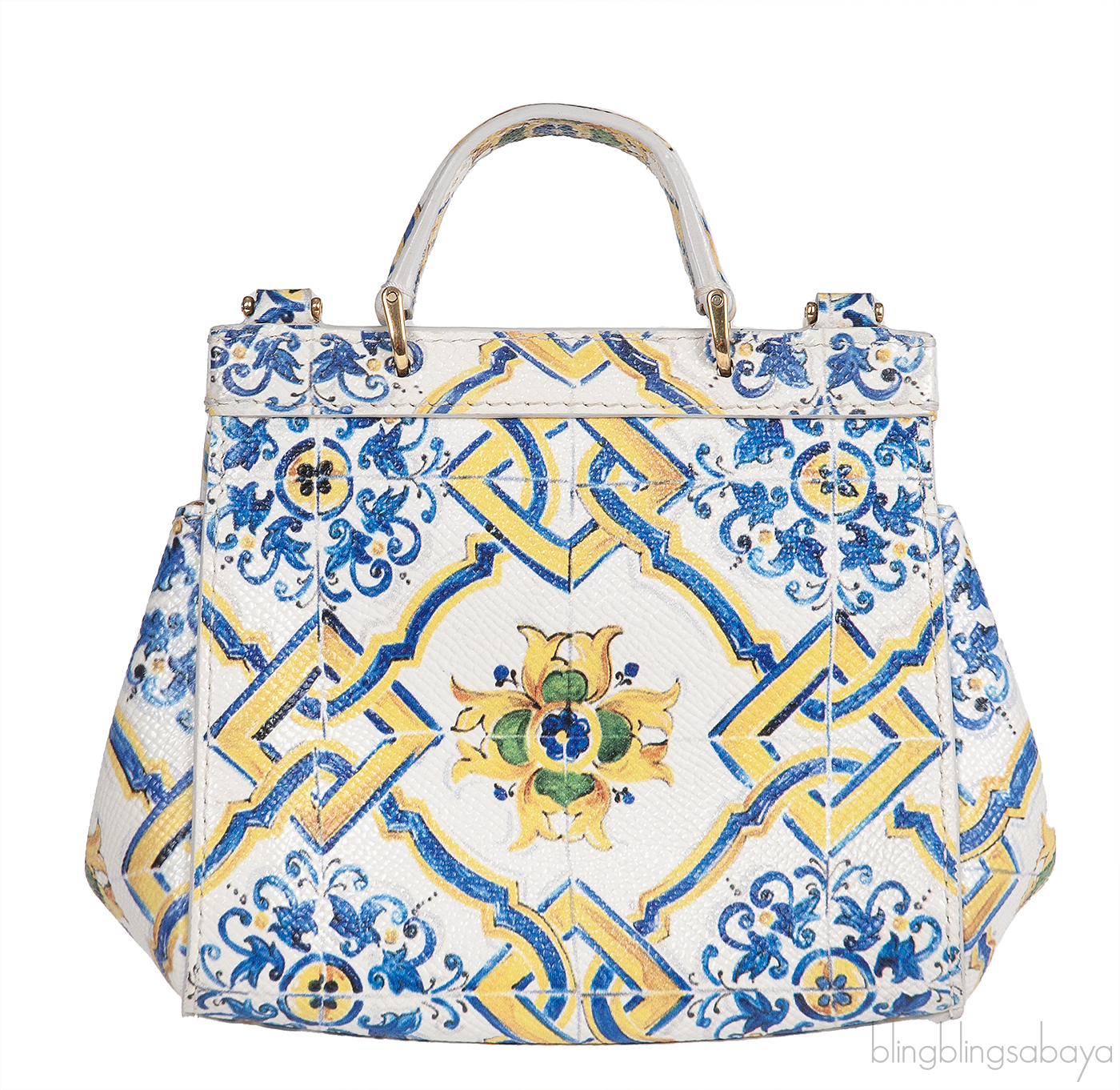 Majolica Print Miss Sicily Mini Shoulder Bag