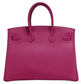 Birkin 35 Rubis Togo GHW