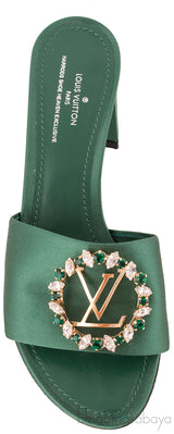 Madeleine Emerald Green Mule