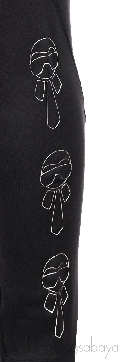 Karlito Black Leggings