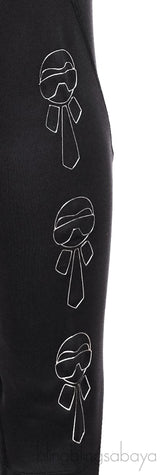 Karlito Black Leggings