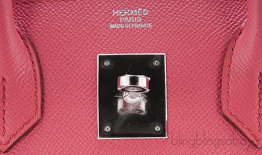 Birkin 30  Flamingo Epsom PHW