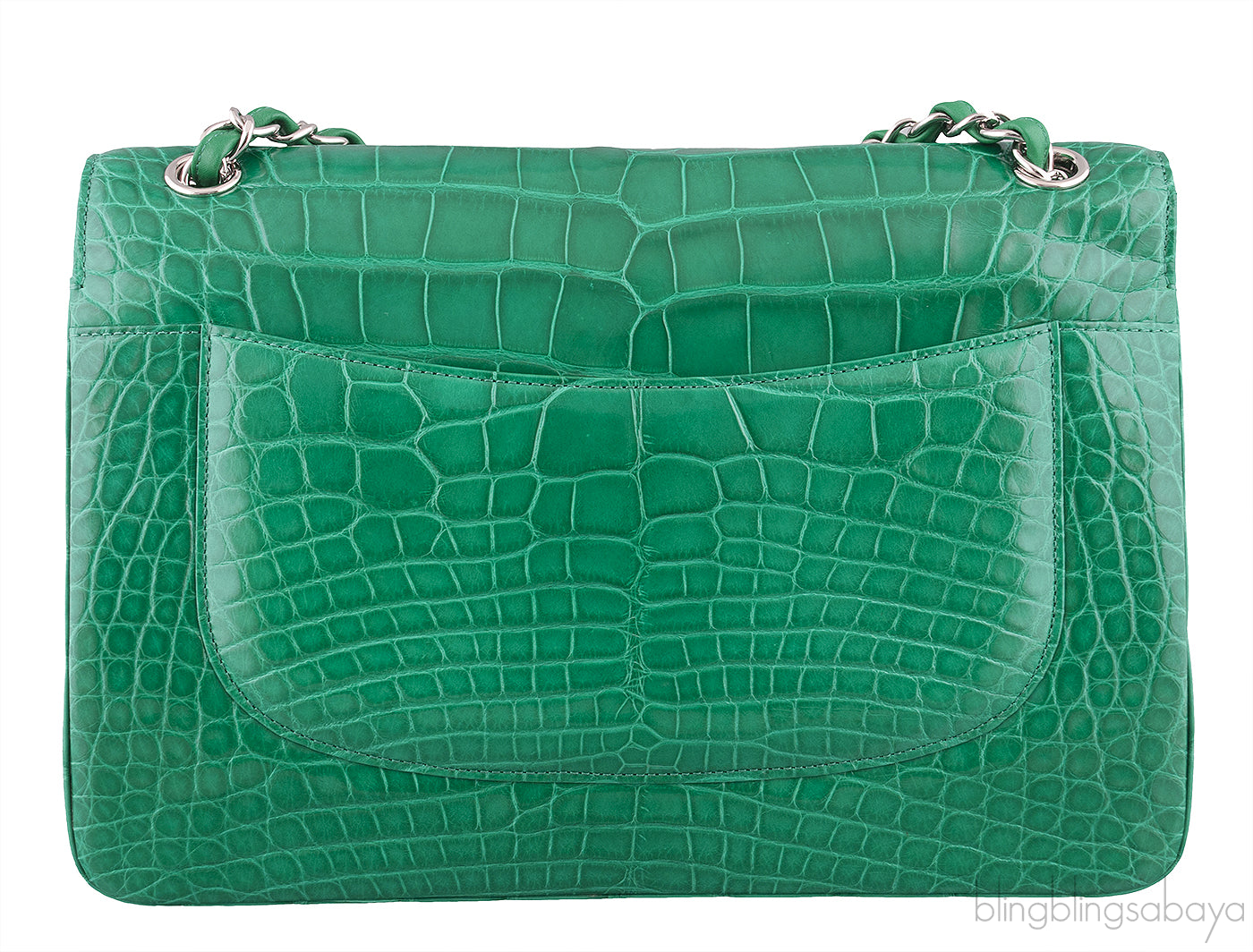 Classic Jumbo Emerald Green Crocodile