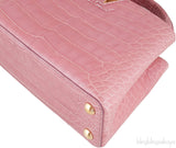 Capucines Vieux Rose Crocodile BB