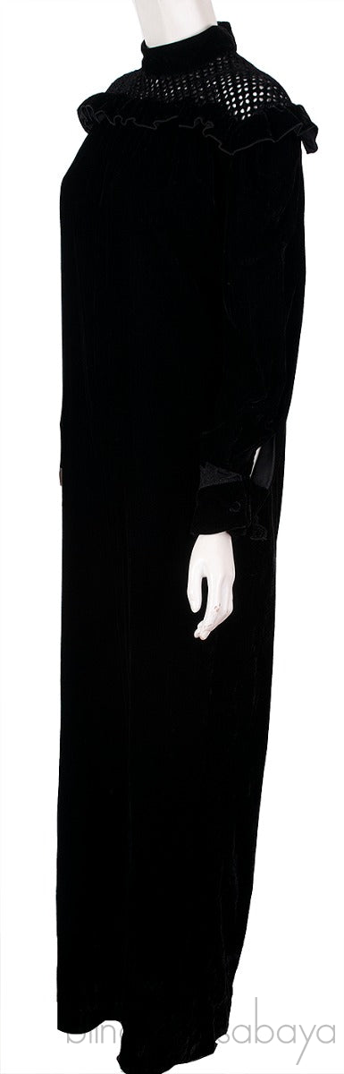 Black Velvet Jumpsuit