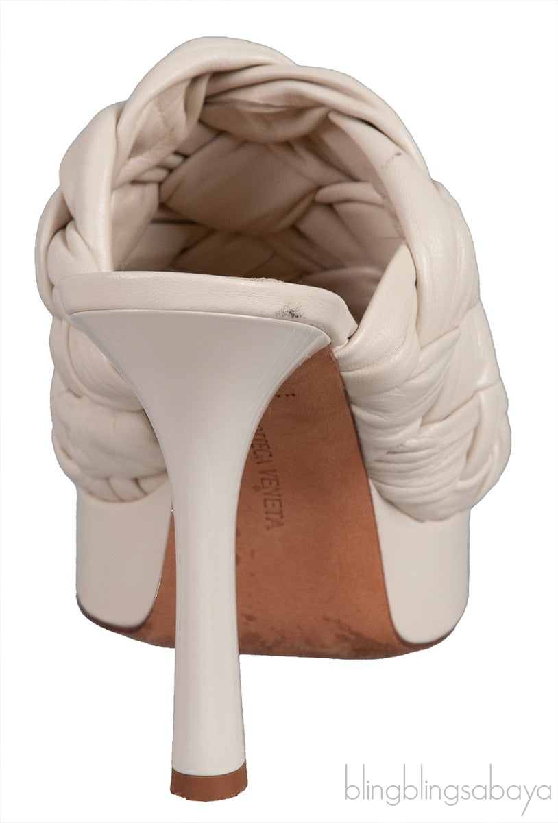 Bottega Veneta The Board Platform Off-White Mule