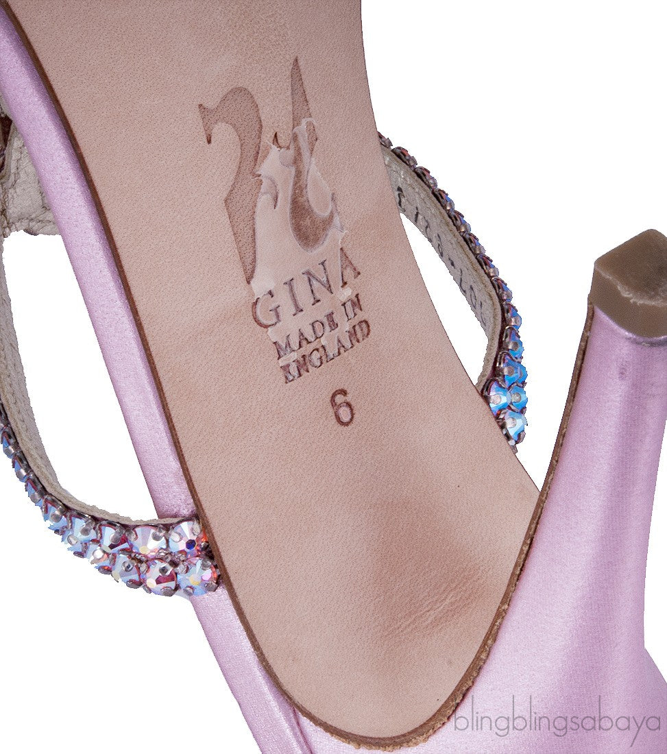 Pink Crystal Embellished Sandals
