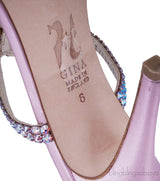 Pink Crystal Embellished Sandals