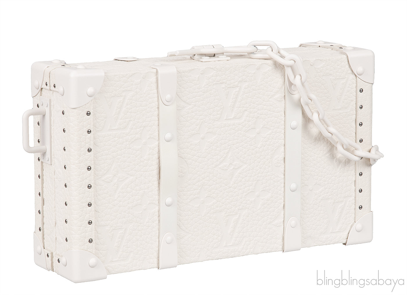 Monogram Powder White Wallet Trunk