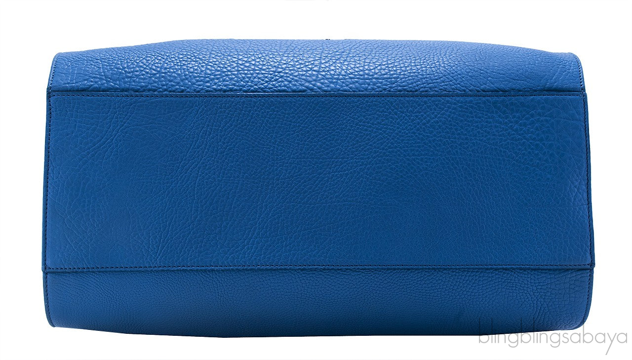 Blue Round Tube Bag