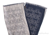 Reversible H Print Shawl