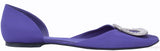 10 MM Purple Swarovski Flat