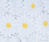 White Daisy Applique Shorts