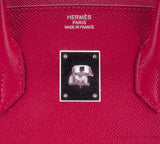 Birkin 35 Red Casaque Epsom