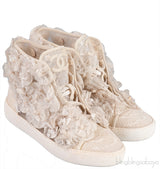 Floral Mesh Camellia Sneakers