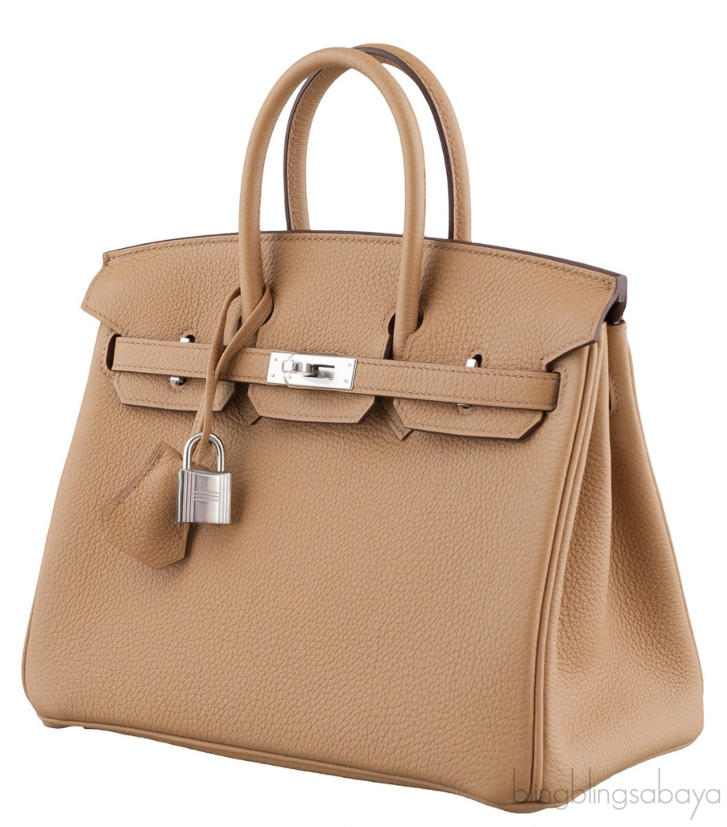 Birkin 25 Veau Togo Biscuit PHW