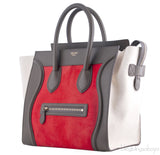 Mini Luggage Tricolor Brick Pony Hair