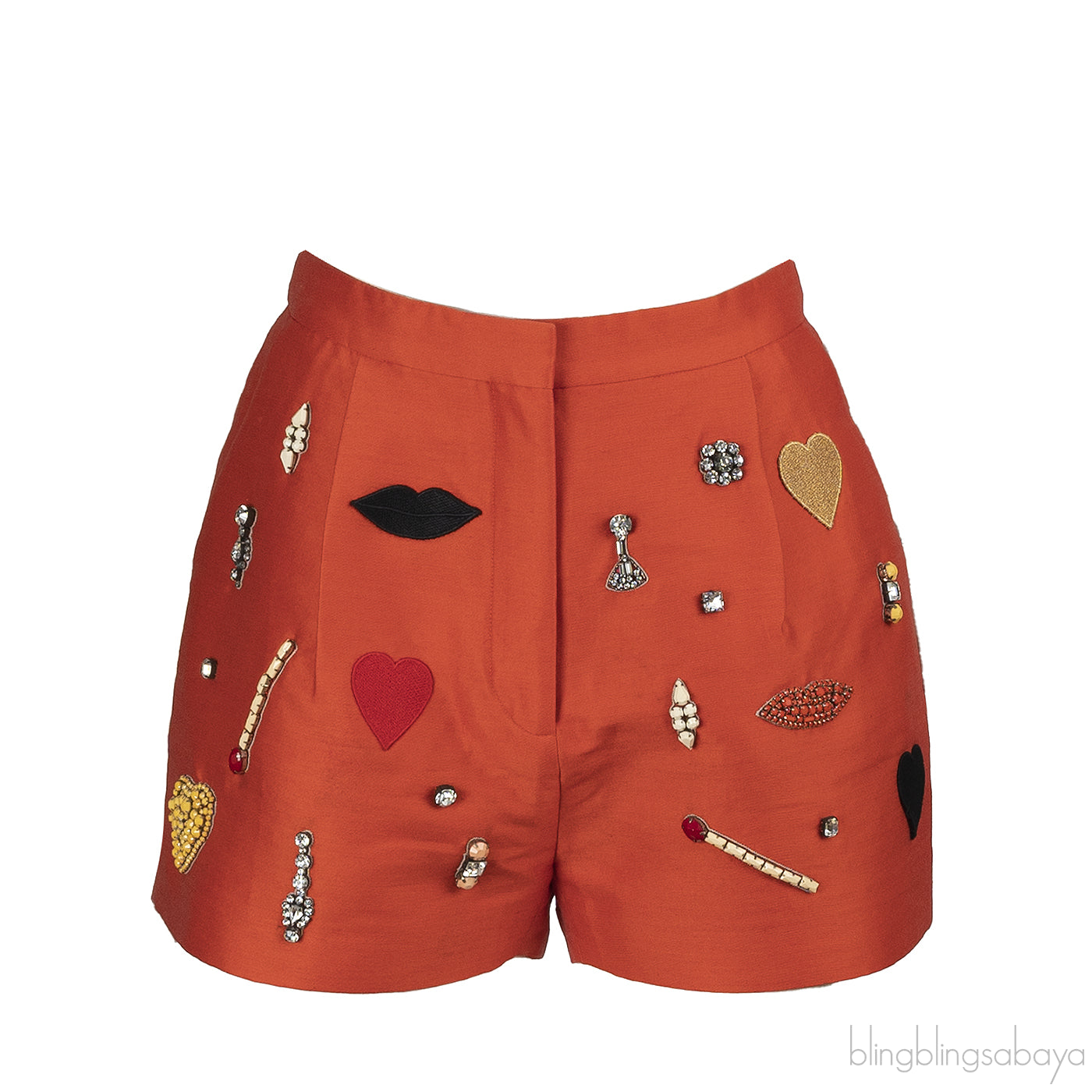 Stella McCarney Embellished Cotton-Blend Short L