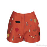 Stella McCarney Embellished Cotton-Blend Short L