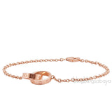 Rose Gold LOVE Chain Bracelet