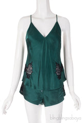 Emerald Green Camisole Set