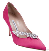 Nadira Crystal Satin Pump