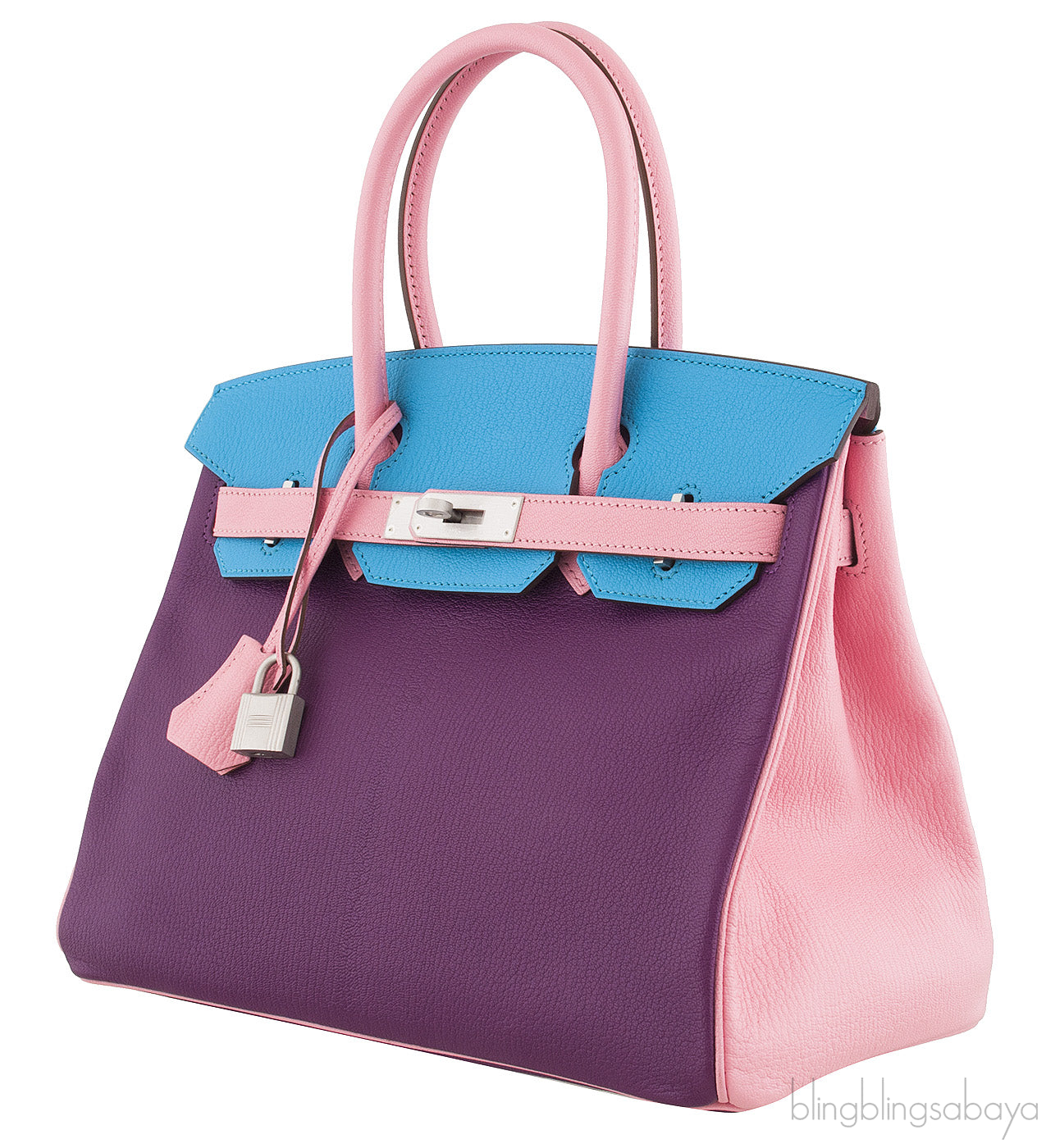 Birkin 30 Chevre Tri-color PHW