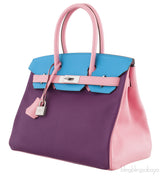 Birkin 30 Chevre Tri-color PHW