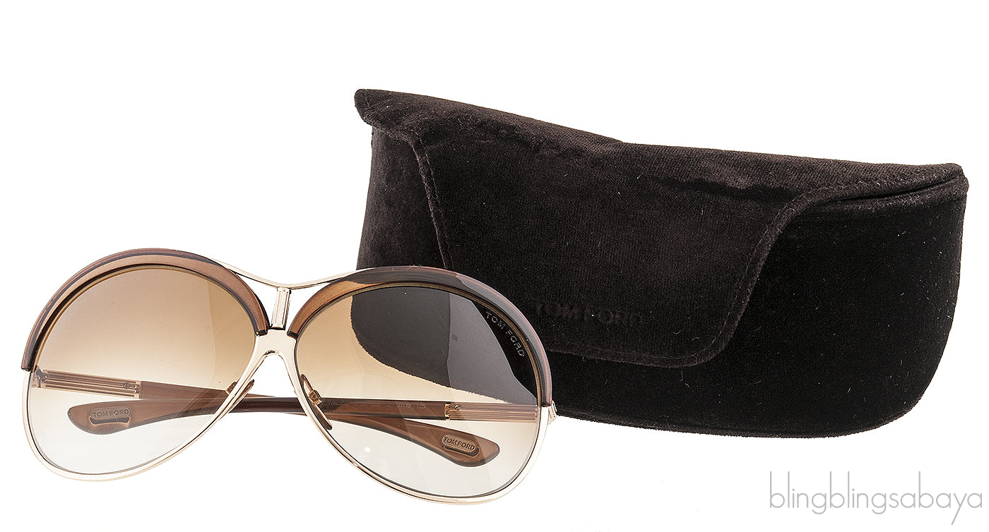 Brown Valesca Oversize Sunglasses