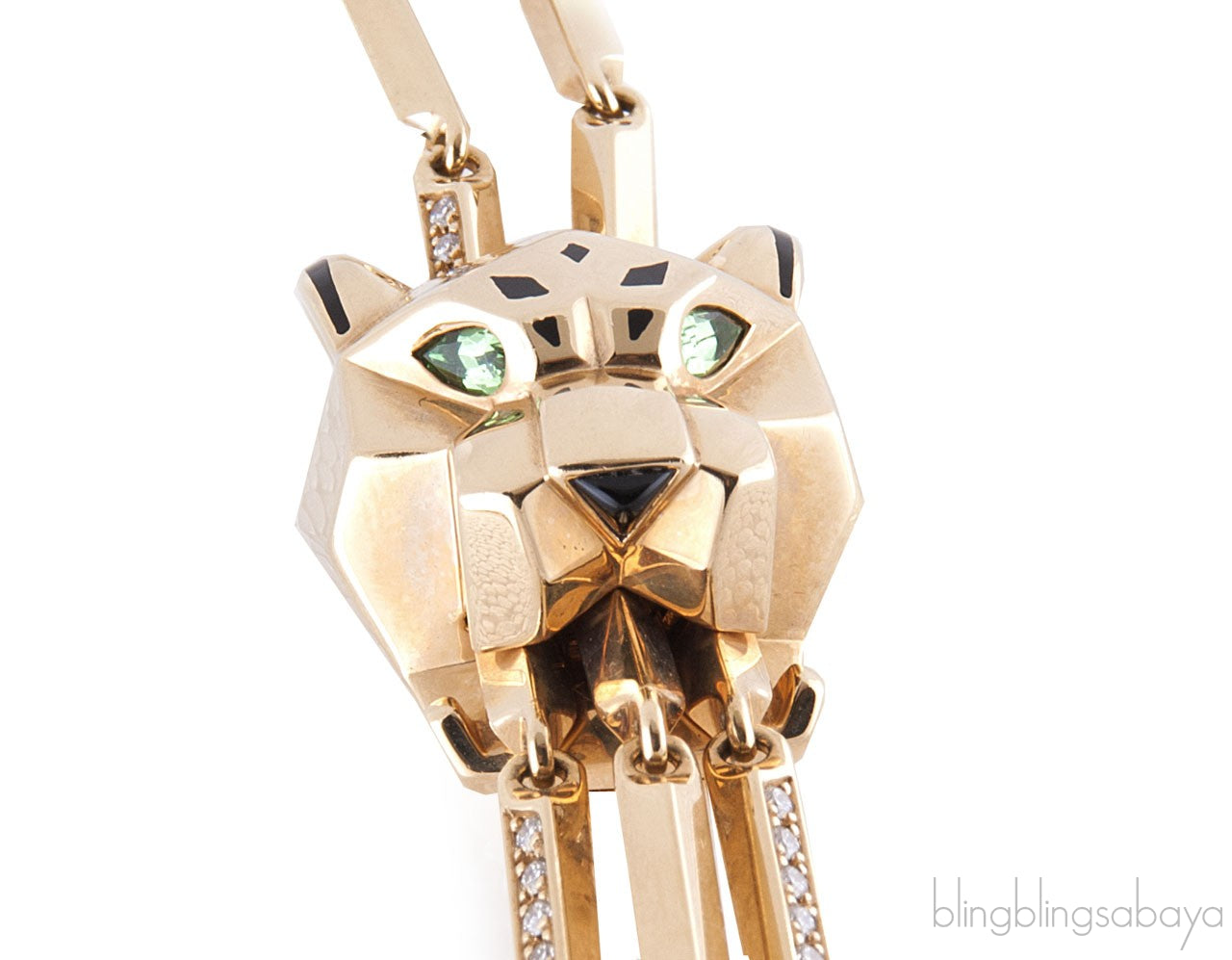Panther Yellow Gold Diamond Nec.