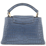 Blue Capucines Crocodile BB