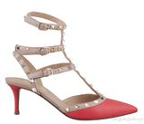 Rockstud Coral Nude Slingback