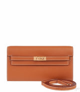Kelly Classique To Go Gold Epsom Wallet