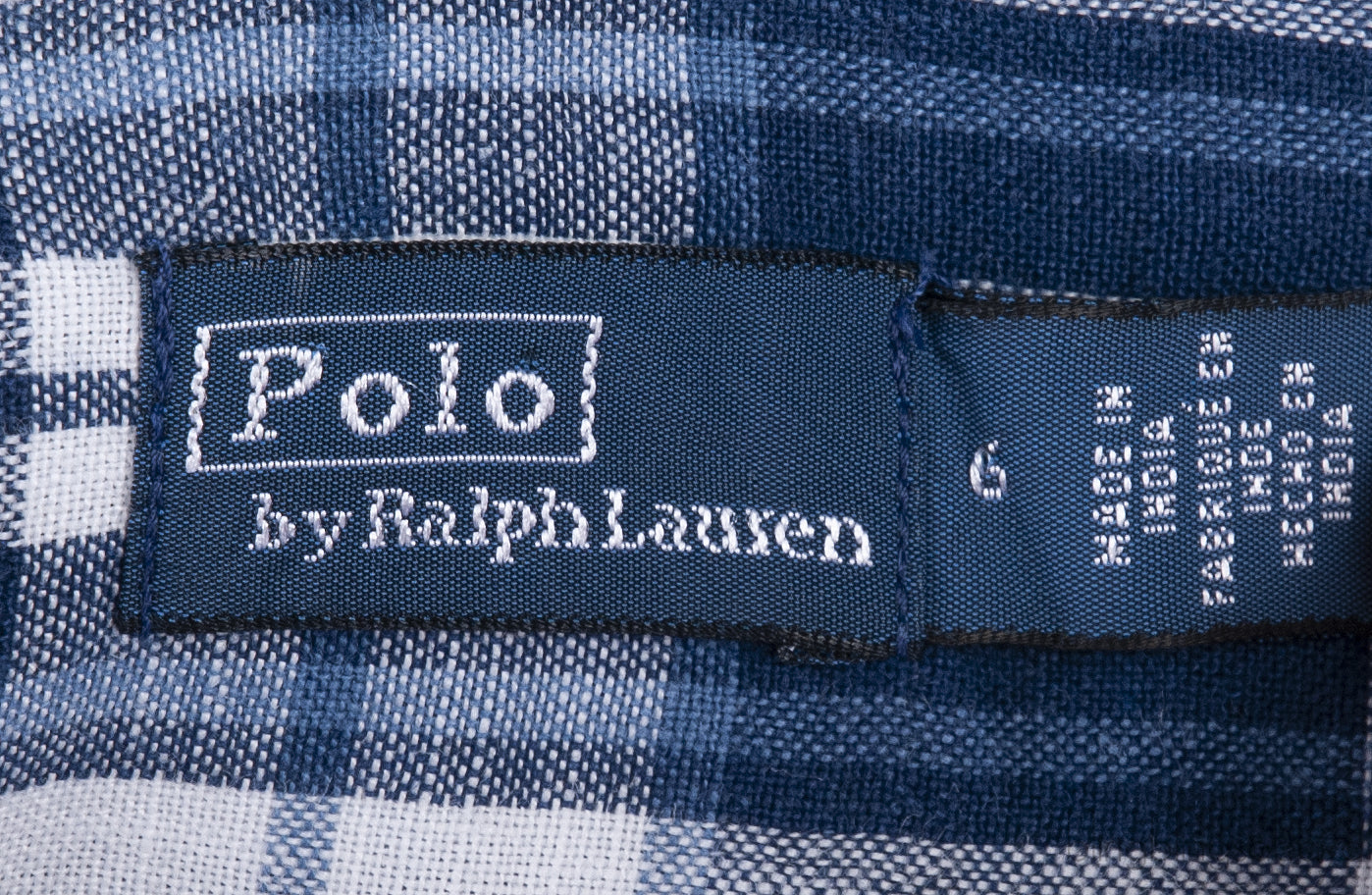 Blue Check Print Shirt Dress