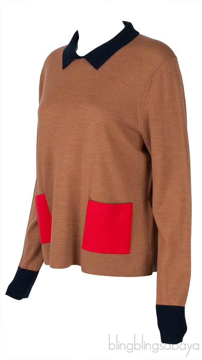 Melanie Colour Block Knit Jumper