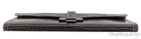 Jige Clutch Crocodile Graphite