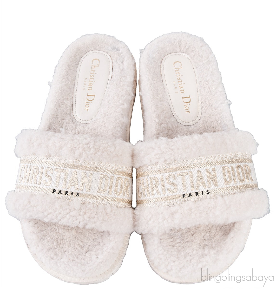 Dway Shearling Slide