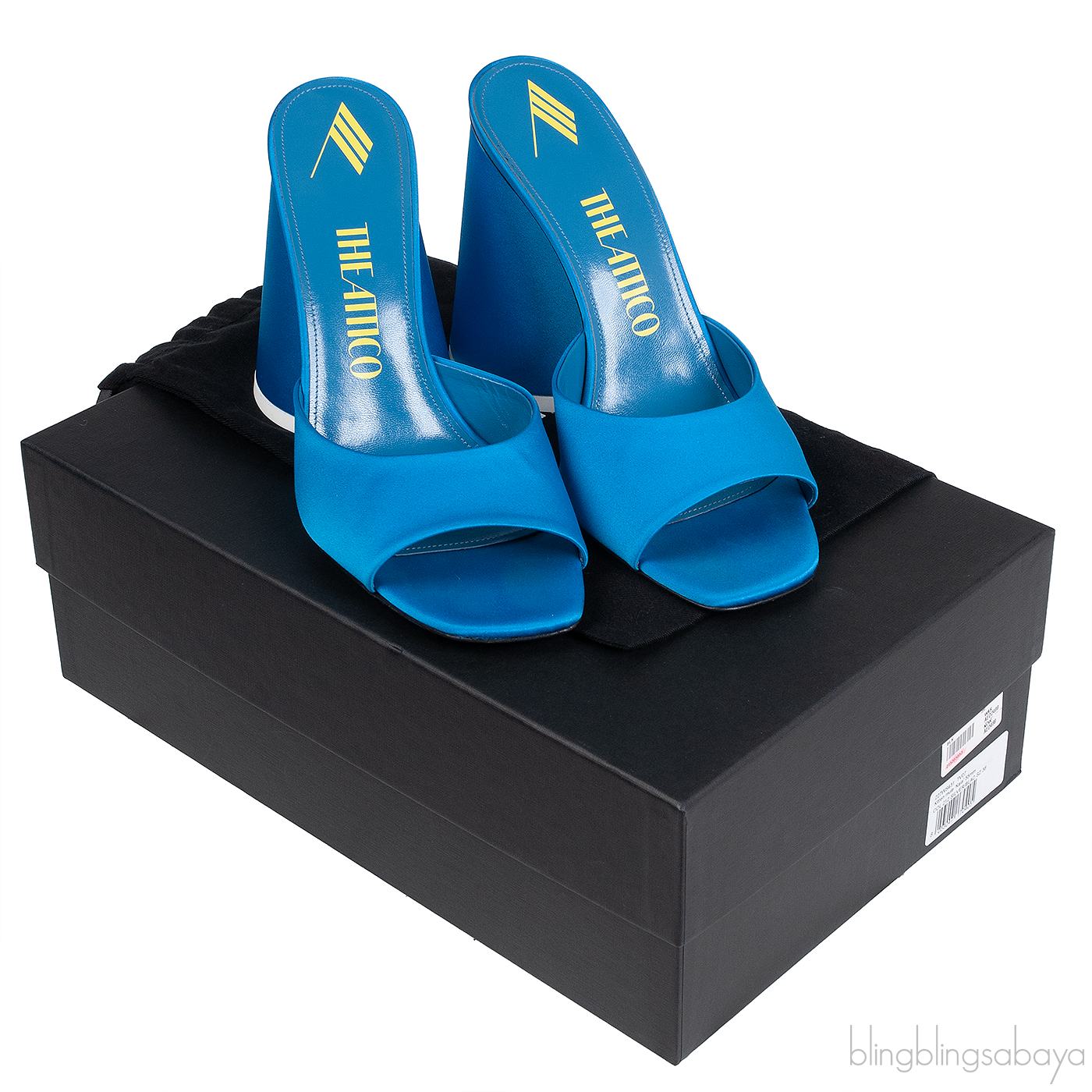 Attico Blue Luz Mule Sandals